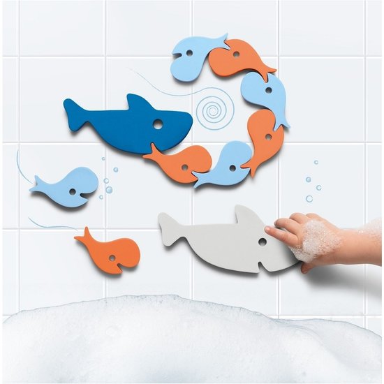 Quut Bath toy bath puzzle shark - Quutopia