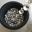 Little Thingz Ballenbad - antraciet - incl 200 ballen wit-parel-grijs-goud