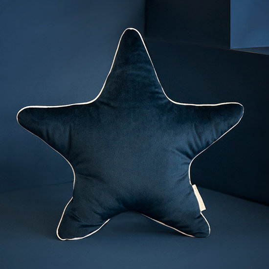 Nobodinoz Star cushion Aristote Night Blue Nobodinoz