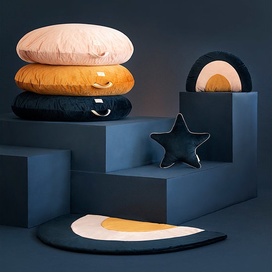 Nobodinoz Ster kussen Aristote Night Blue Nobodinoz