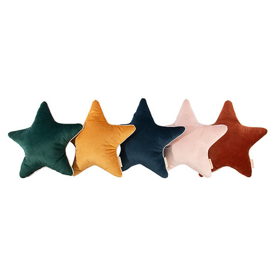 Nobodinoz Star cushion Aristote Farniente Yellow Nobodinoz