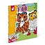Janod houten speelgoed Velvet colouring pictures - Janod