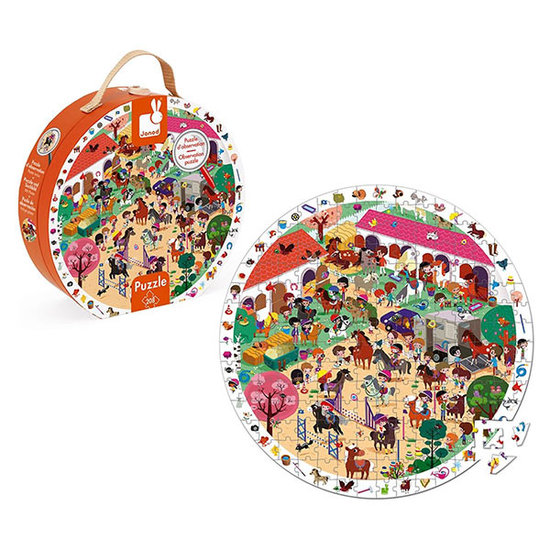 Janod Zoekpuzzel paarden - Janod 208st