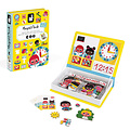 Janod Magnetic book Learn tot tell the time - Janod