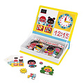Janod Magnetic book Learn tot tell the time - Janod