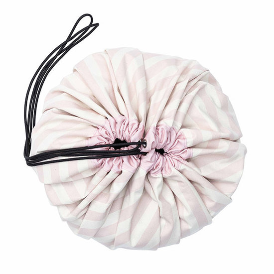 Play and Go Tapis de jeu et sac Stripes Pink - Play and Go