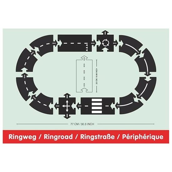 Waytoplay Waytoplay road - ringroad 12 pcs