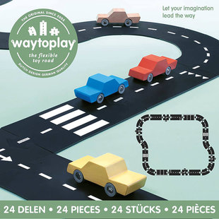 Waytoplay Straße - Autostraße 24 Teilig