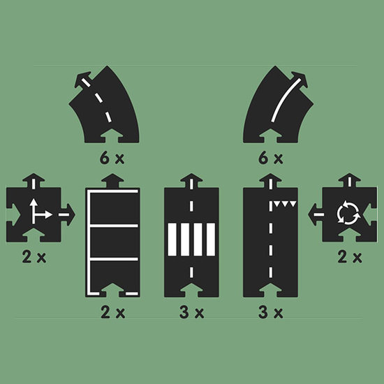 Waytoplay Waytoplay road - highway 24 pcs