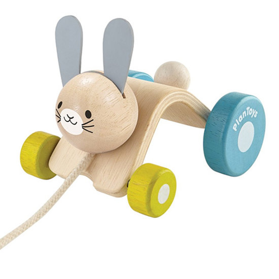 Plan Toys Jouet a trainer lapin sautillant - Plan Toys