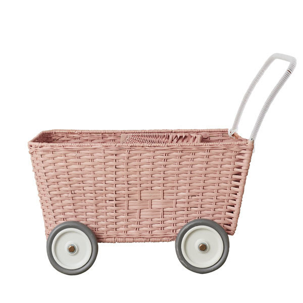 Olli Ella Strolley dolls pram rose Little Thingz
