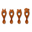 Liewood Liewood Liva silicone spoons Mustard - 4 pack