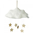 Picca Loulou Dekoration Wolke mit Sternen - weiß - 34 cm - Picca Loulou