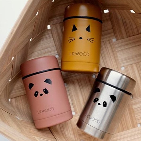 Liewood Lunch Box Isotherme Nadja Panda Stainless Steel Little Thingz