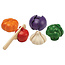 Plan Toys Groenten set 5 kleuren - Plan Toys +18M