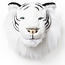 Bibib - Wild and Soft Tierkopf weißer tiger Albert Bibib - Wild and Soft