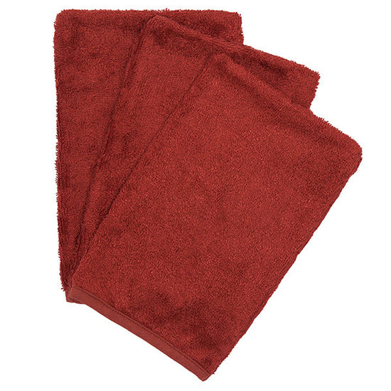 Timboo Washcloths Rosewood 3-pack - Timboo