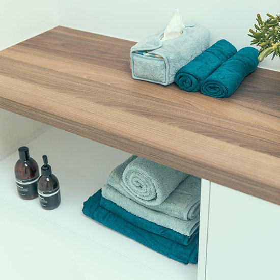 Timboo Aankleedkussenhoes Sea blue 67x44cm - Timboo