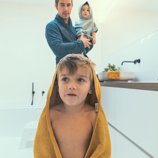 Timboo Bath cape Ocher 74x74cm - Timboo