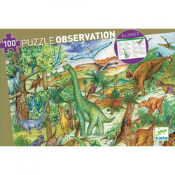 Djeco Puzzle Dinosaurier 100St