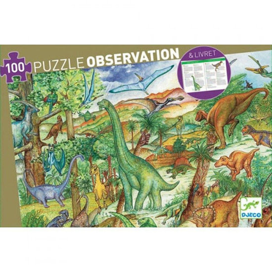 Djeco Djeco puzzle Dinosaures 100pcs