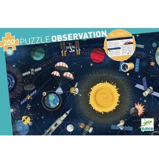 Djeco Djeco puzzle Space 200pcs