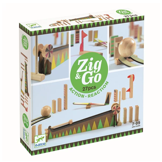 Djeco Djeco Zig & Go jeu de réaction en chaîne 27pcs