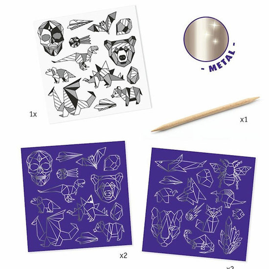 Djeco Djeco cartes à gratter Iron +6ans