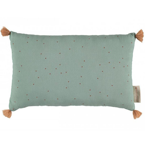 Nobodinoz Coussin Sublim Toffee Sweet Dots-Green Nobodinoz