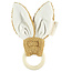 Nobodinoz tipi en accessoires Bijtring Bunny Caramel 7cm - Nobodinoz
