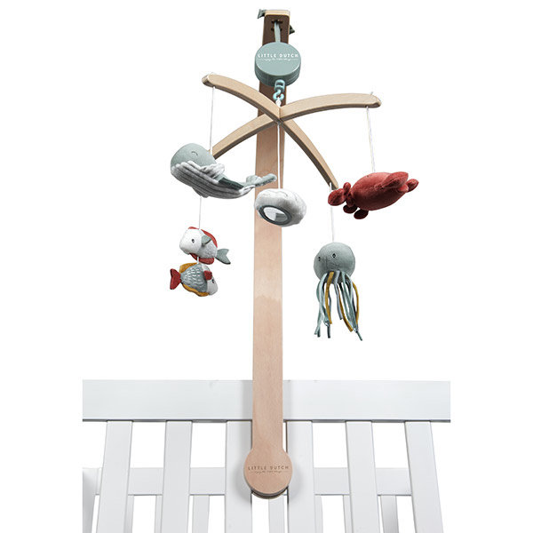 Little Dutch Mobile Musical En Bois Ocean Mint Little Thingz