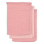 Jollein Jollein bamboo washcloth Pale pink 3pack