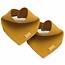 Jollein Jollein dribble bib Brick velvet Mustard 2pack