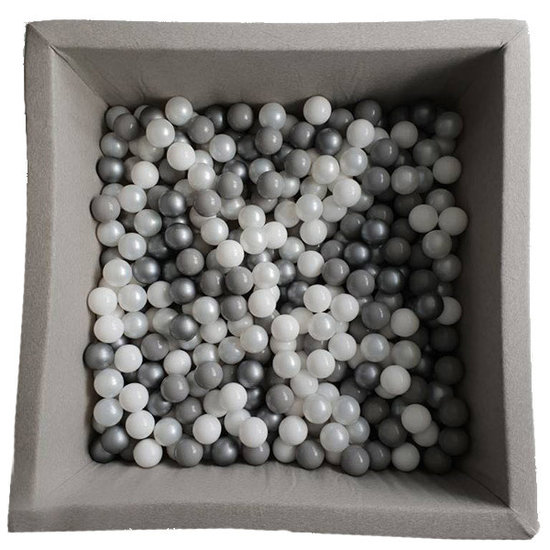 Square ball pool gray 400 balls