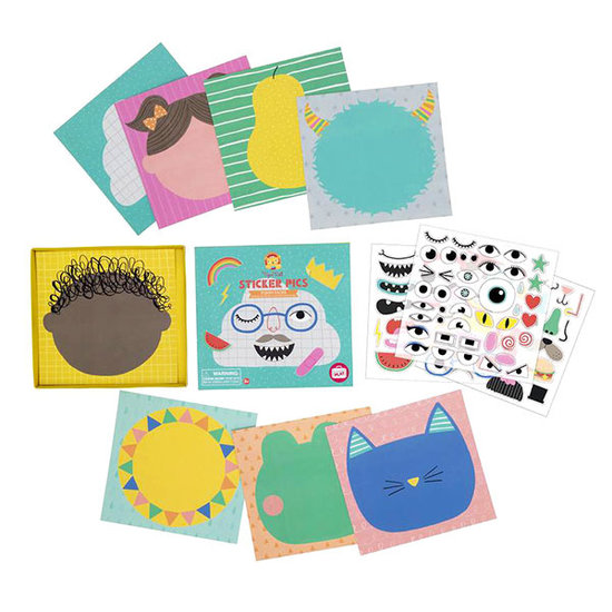 Tiger Tribe Tiger Tribe stickerset Grappige gezichten