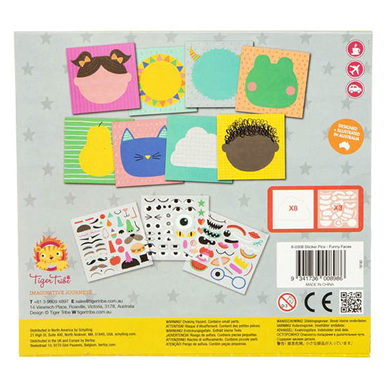 Tiger Tribe Tiger Tribe kit créatif Grimaces