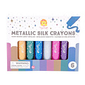 Tiger Tribe Tiger Tribe metallic silk crayons 6pcs