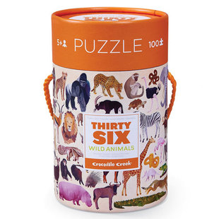 Crocodile Creek puzzel 36 wilde dieren 100st