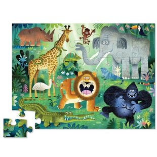 Crocodile Creek puzzle Very Wild animals 36pcs