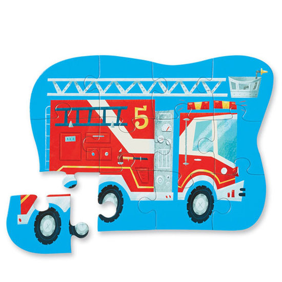 Crocodile Creek Crocodile Creek mini puzzle Fire truck 12pcs