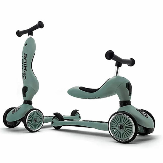 Scoot and Ride Scoot and Ride loopfiets Highwaykick 1 - Forest