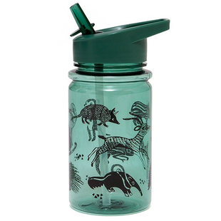 Trinkflasche Schwarze Tiere Salbei - Petit Monkey