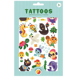 Petit Monkey tatouages Nous sommes une famille +3a