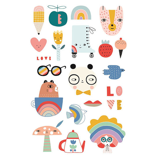 Petit Monkey Petit Monkey tattoos Panda Love +3jr