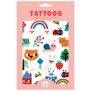 Petit Monkey tattoos Nature friends +3 yrs