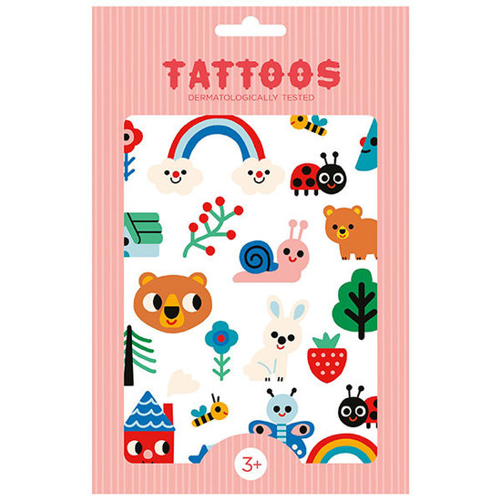 Petit Monkey Petit Monkey tattoos Nature friends +3 yrs