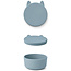 Liewood Liewood Charlot snack box Rabbit sea blue