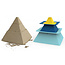 Quut Quut Pira Vintage Blue + Yellow beach toy