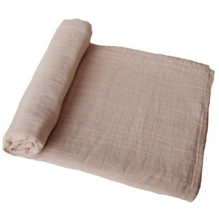 Mushie swaddle Pale Taupe