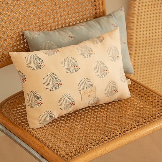 Nobodinoz Kissen Laurel Blue Gatsby - Cream Nobodinoz